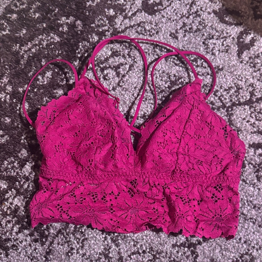 Victoria's Secret Pink Lace Bralette